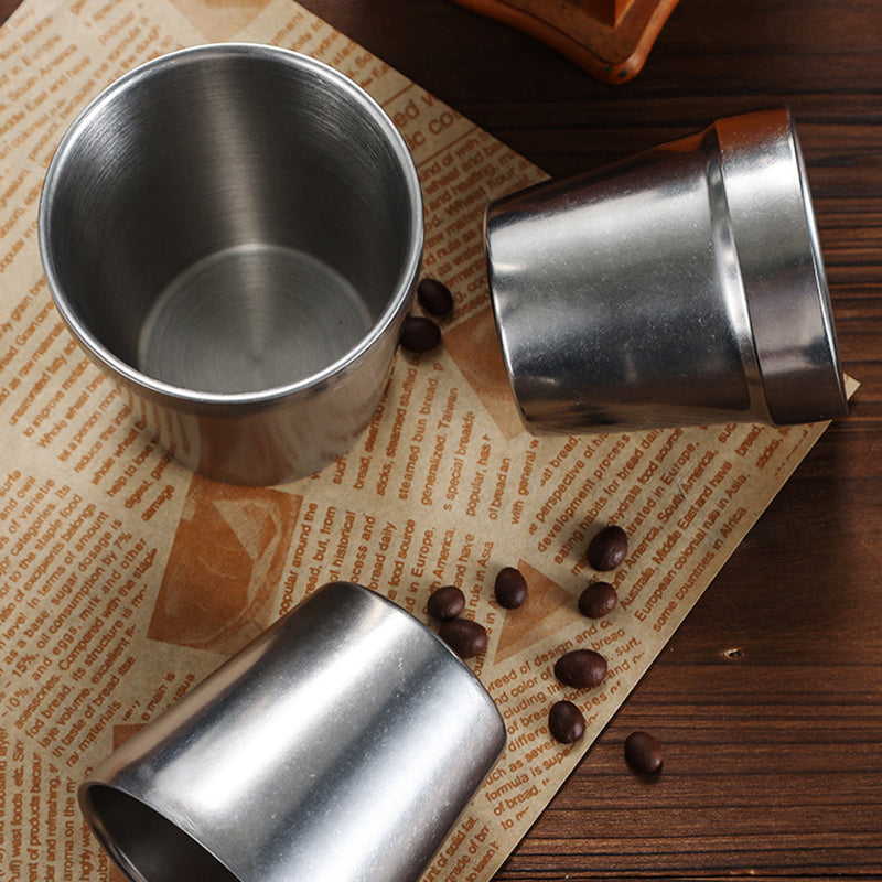 Double Wall Stainless Steel Vacuum Insulated Thermos Coffee Mug Portable Europe Style Party Use for Coffee Milk Tea Wine Glass