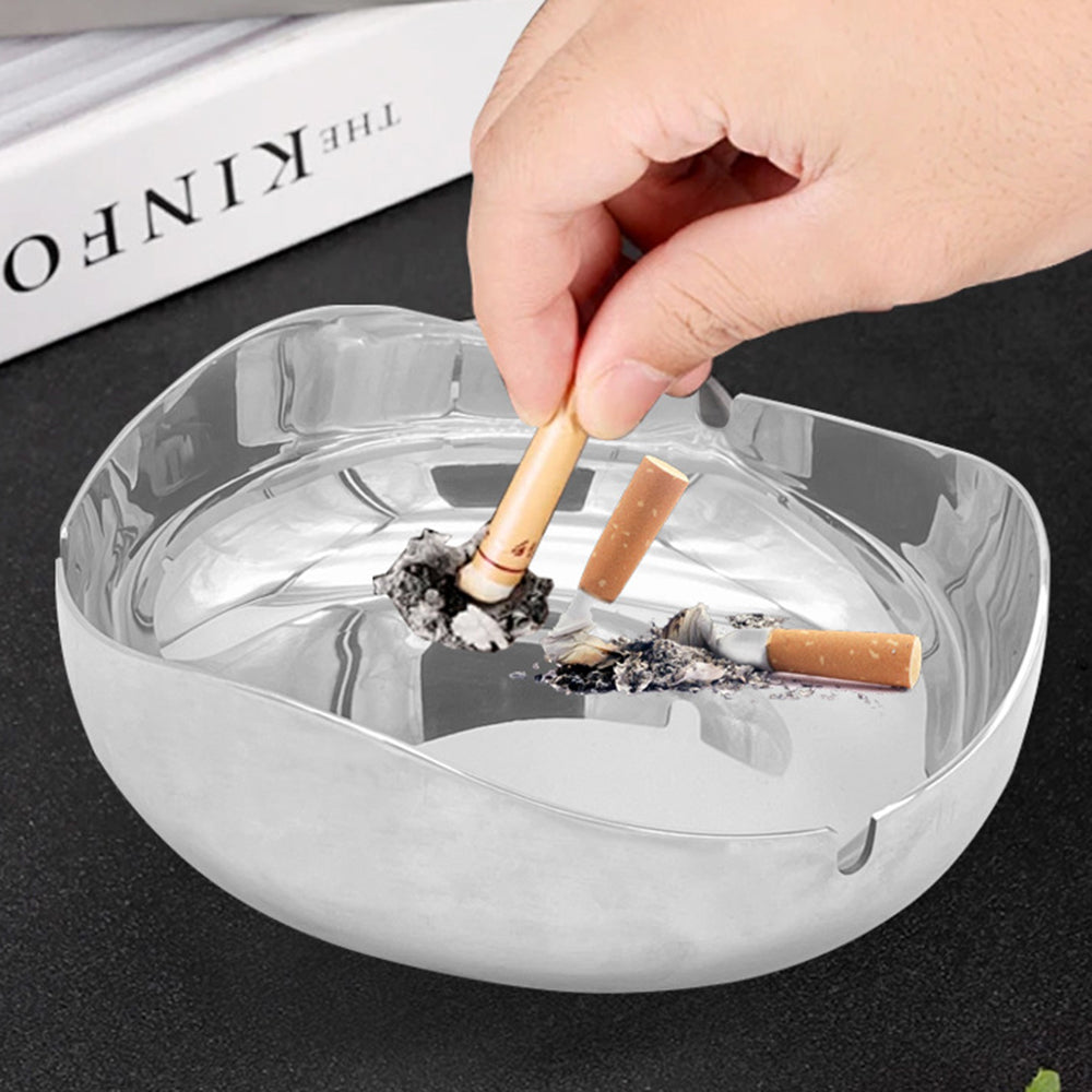 Wholesale Portable Stainless Steel Cigar Ashtray Plating Colors Europe Design Yurtrain Brand Model AS0001 Hotel/Restaurant/Home