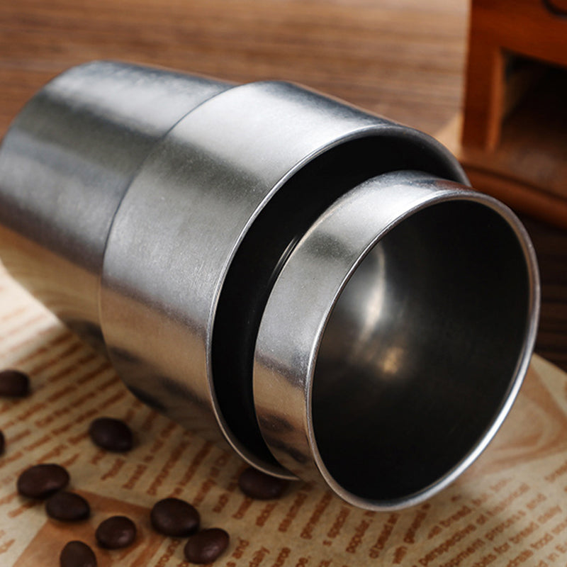 Double Wall Stainless Steel Vacuum Insulated Thermos Coffee Mug Portable Europe Style Party Use for Coffee Milk Tea Wine Glass