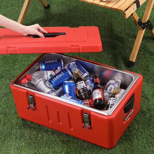 Yurtrain Outdoor Large Capacity Stainless Steel Insulated Barrel Food Warmer Food Storage and Container