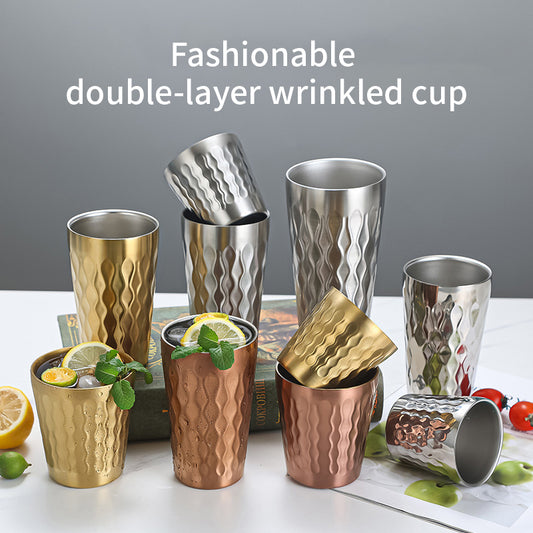 Yurtrian Stainless Steel Double Wall Beer & Coffee Travel Mug with Customizable Logo Portable Party Luxury Cup (Europe Style)