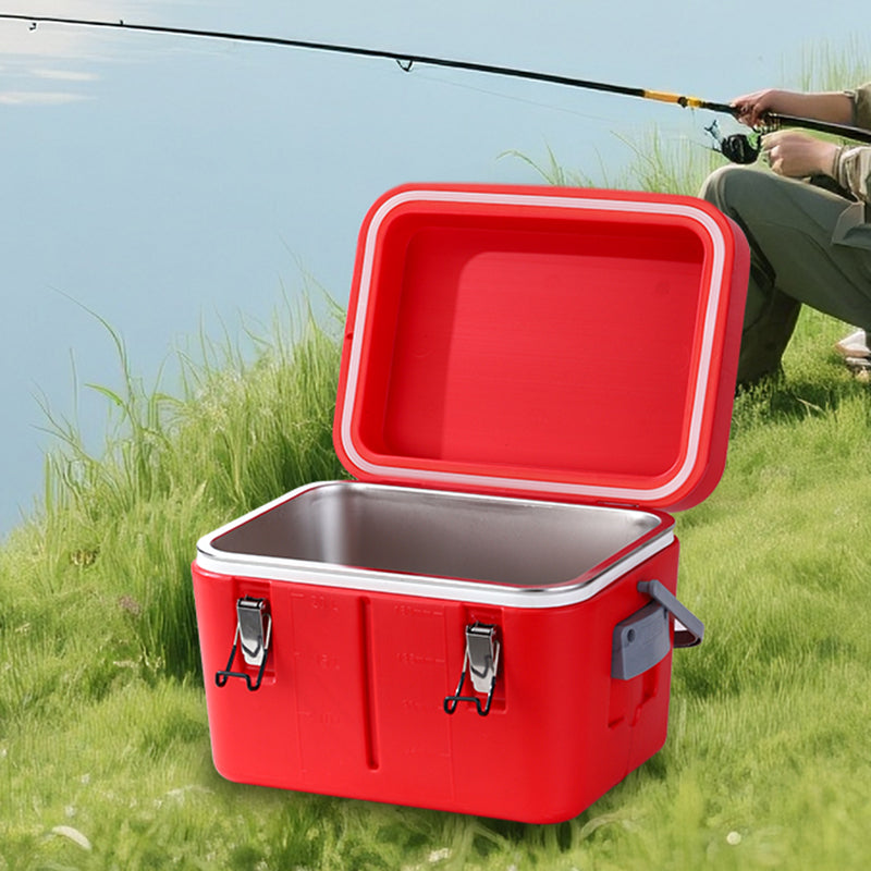 Yurtrain Food Warmer Hot Pot Party and Picnic Ice Cooler Box Extra Large Double Insulated Bucket Rectangle Storage Box