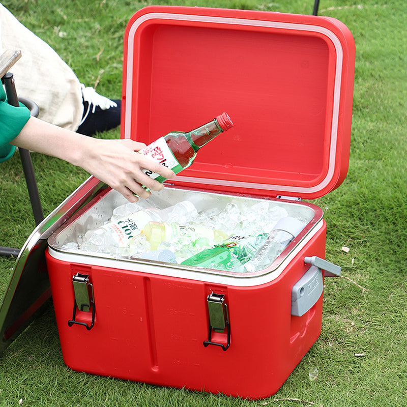 Yurtrain Food Warmer Hot Pot Party and Picnic Ice Cooler Box Extra Large Double Insulated Bucket Rectangle Storage Box