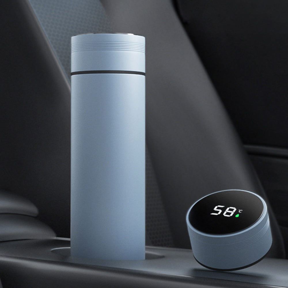 Custom Logo 480ml Smart Water Cup Vacuum Stainless Steel Bottle with Digital LED Temperature Display Water Bottles With Lid