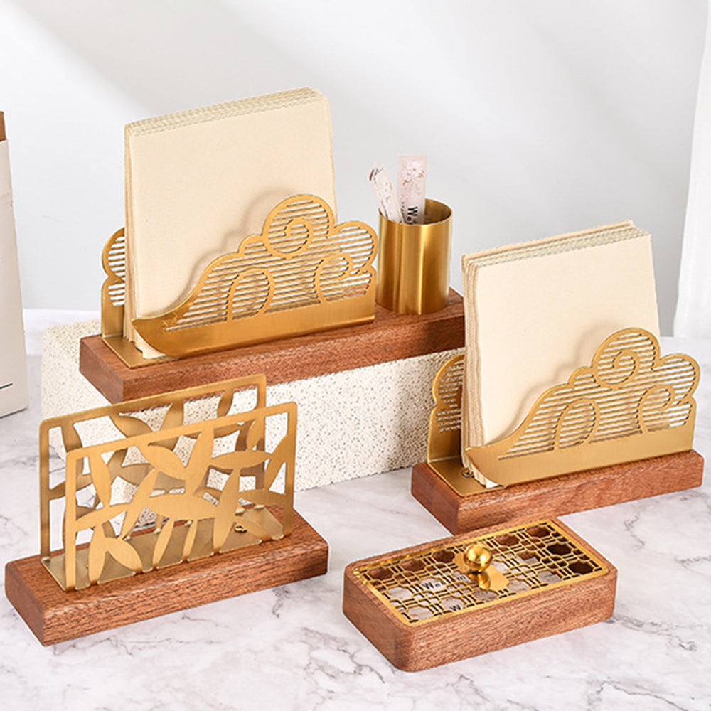 Modern Stainless Steel Napkin Tissue & Toothpick Holder Square Restaurant Towel Storage Home Bar Cafe Use Waterproof Durable