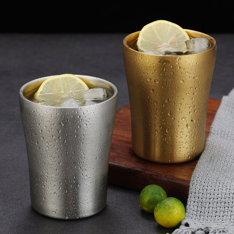 Yurtrain Europe Style Beer Stein Outdoor Camping Personalized Stainless Steel Mug Durable & Dishwasher Safe