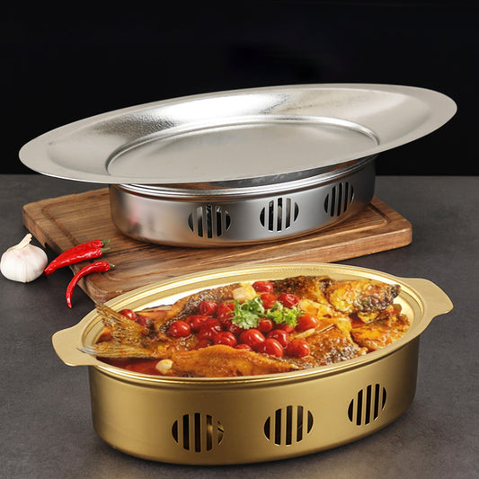 Modern Stainless Steel Charcoal BBQ Grill Flame Safety Device Portable Design for Restaurant Commercial Use Smokeless Insulation