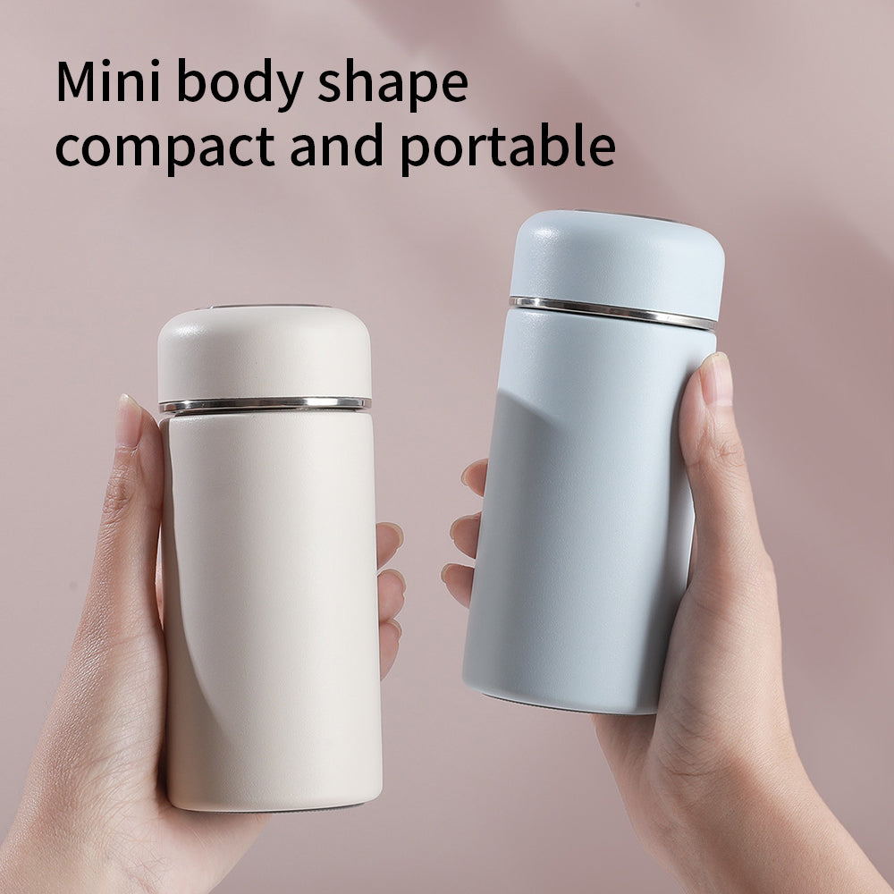 Yourtrain 240/300ml Mini 316 Stainless Steel Pocket Water Bottle Portable Small Cold and Hot Vacuum Insulated Water Bottle