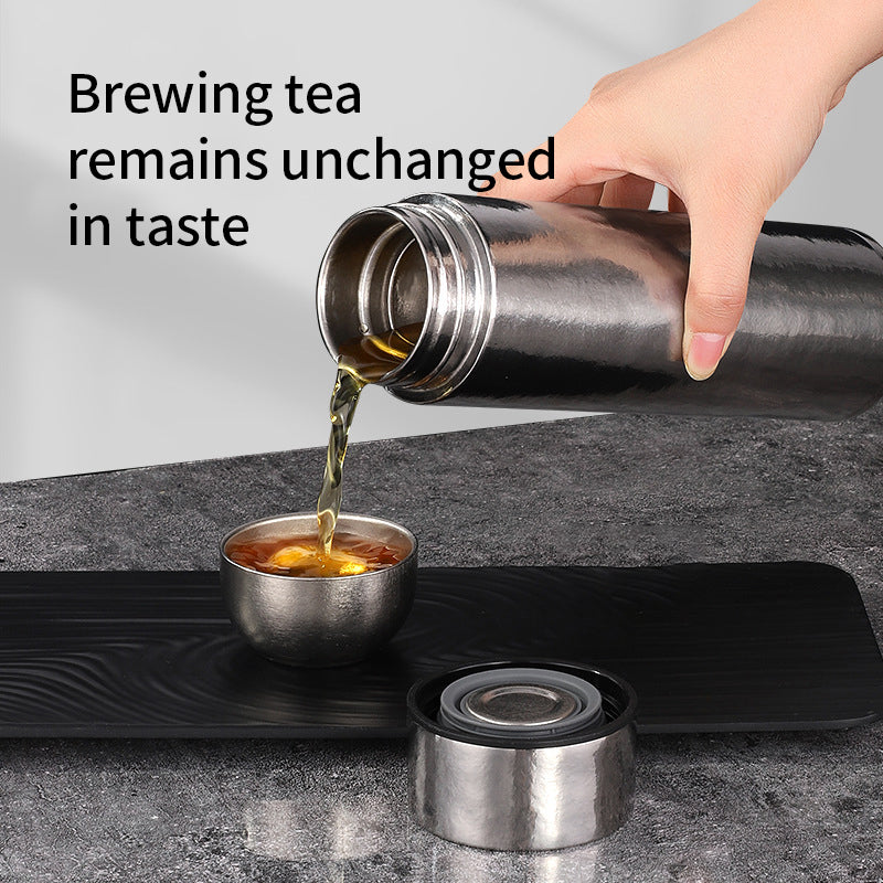 400/500ml Factory Titanium Double Wall Vacuum Insulated BPA Free Boiling Water Safe 24hr Thermal Ultralight Leakproof Water