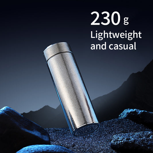 400/500ml Factory Titanium Double Wall Vacuum Insulated BPA Free Boiling Water Safe 24hr Thermal Ultralight Leakproof Water