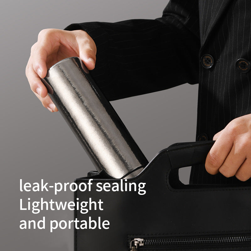 400/500ml Factory Titanium Double Wall Vacuum Insulated BPA Free Boiling Water Safe 24hr Thermal Ultralight Leakproof Water