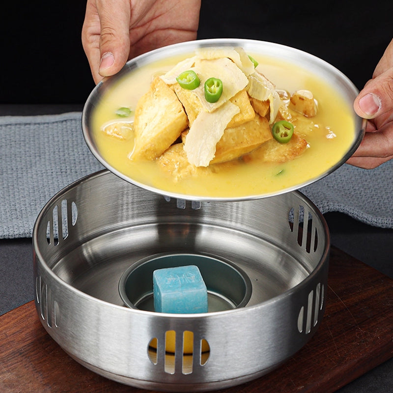 Yurtrain Korean Style Stainless Steel Commercial Barbecue Insulation Furnace, Alcohol Furnace, Commercial Dry Pot Heating Oven